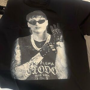 Peso Pluma 2024 tour 100 msg heavyweight cotton tee shirt